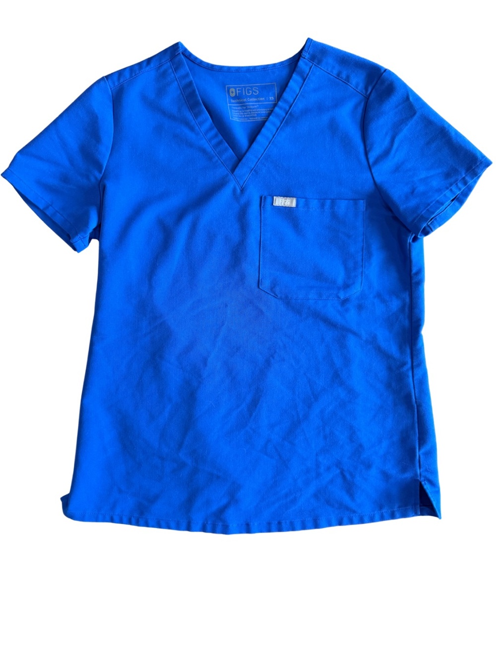 FIGS Catrina Scrub Top Royal Blue Nurse HealthcarE Clinicals XS